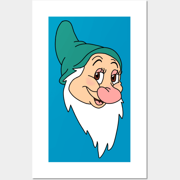 Bashful Dwarf Wall Art by BrittXJoe